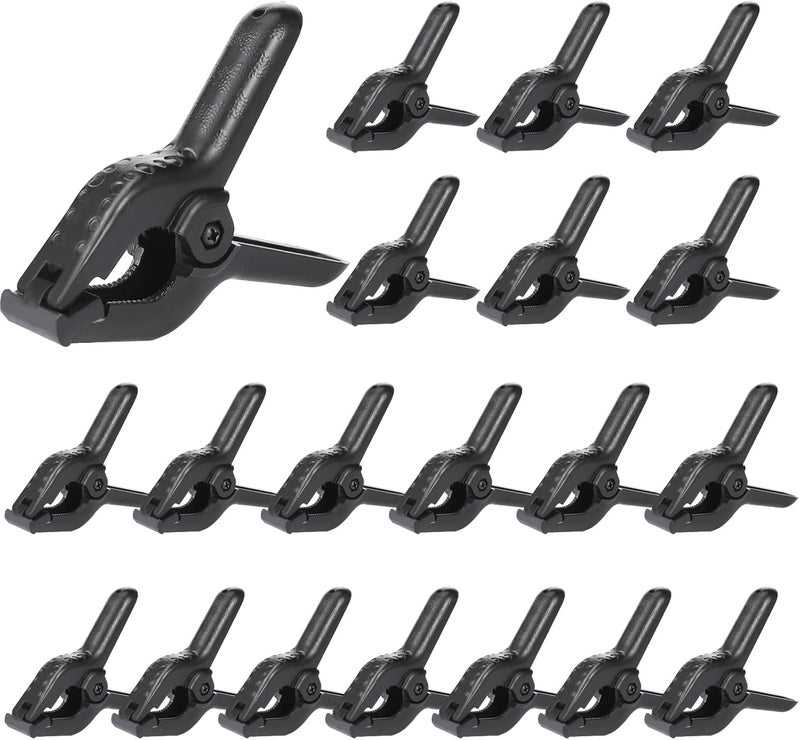 Beeplove 20 Pcs Winter Pool Cover Clips - Windproof Spring Clamps for Above Ground Steel Wall Pools, 4.3'' Length - Image 1